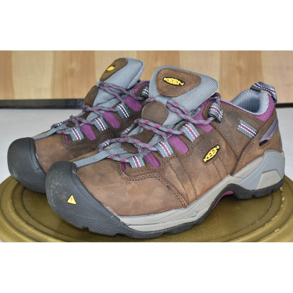 KEEN Utility Detroit XT Women Shoes Size 8 Low Steel Toe Waterproof Work